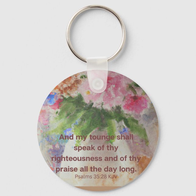 Bible quote keychain (Front)