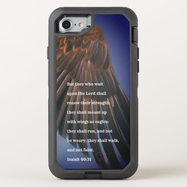 Bible Quote Otterbox iPhone Case (Back)
