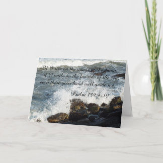 Bible quote Psalm 139:9-10 card