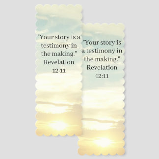 Bible quote Revelation 12:11 Bookmarks