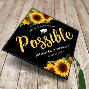 grad cap topper – The PeQuliar Sunflower, LLC