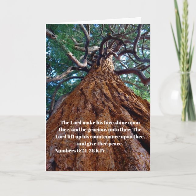 Bible quote to share faith Folded Greeting Card (Front)