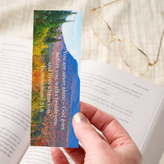 Bible Quote you are never alone Bookmarks
