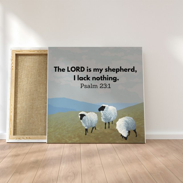 Bible Quotes, Christian Art Psalm 23 Foam Board (Creator Uploaded)