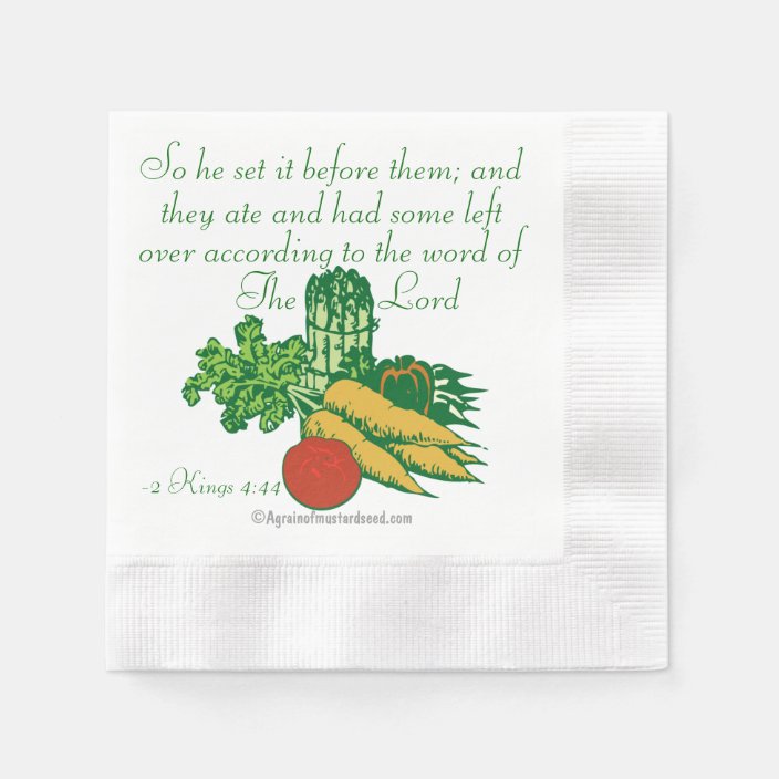 Bible Quotes Christian Paper Napkins