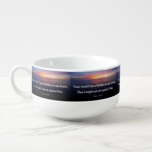 Bible Quotes Christian Soup Mug