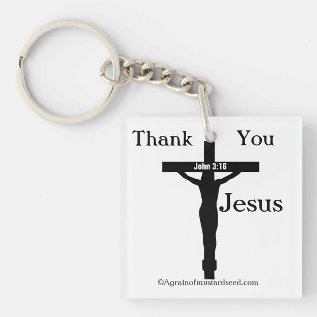Bible Quotes Inspirational Keychain (Front)
