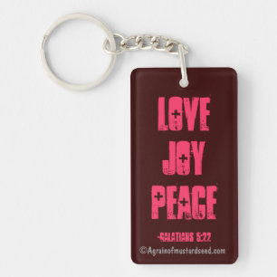 Bible Quotes Inspirational Keychain