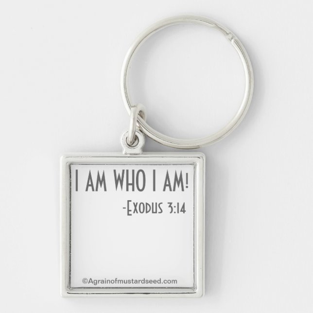 Bible Quotes Inspirational Keychain (Front)