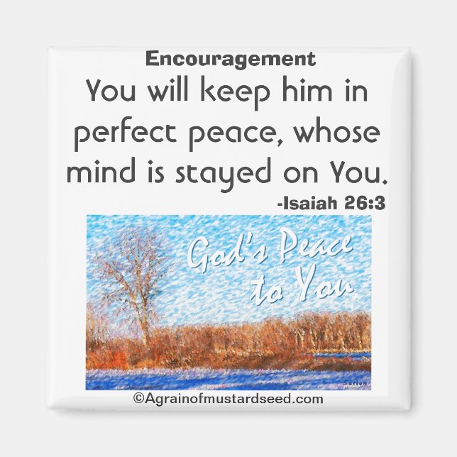 Bible Quotes Magnet (Front)