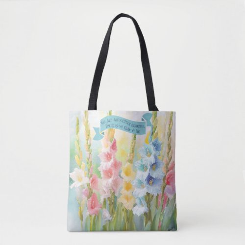 Bible Quotes Mothers Day Solomon 47 Lilies Tote Bag