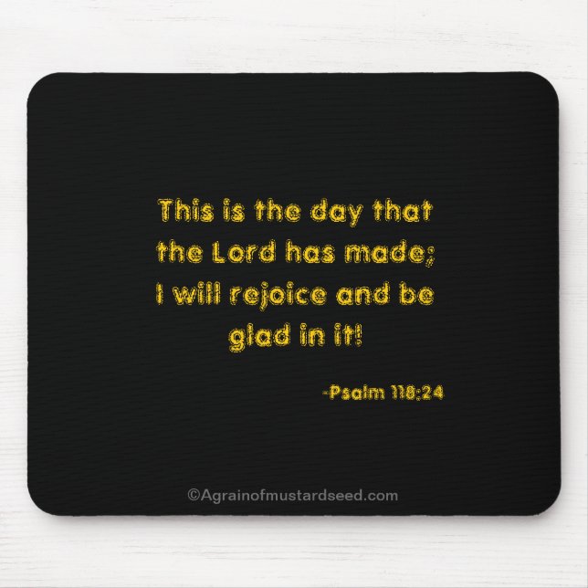 Bible Quotes Mouse Pad (Front)
