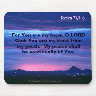 Bible Quotes Mouse Pad