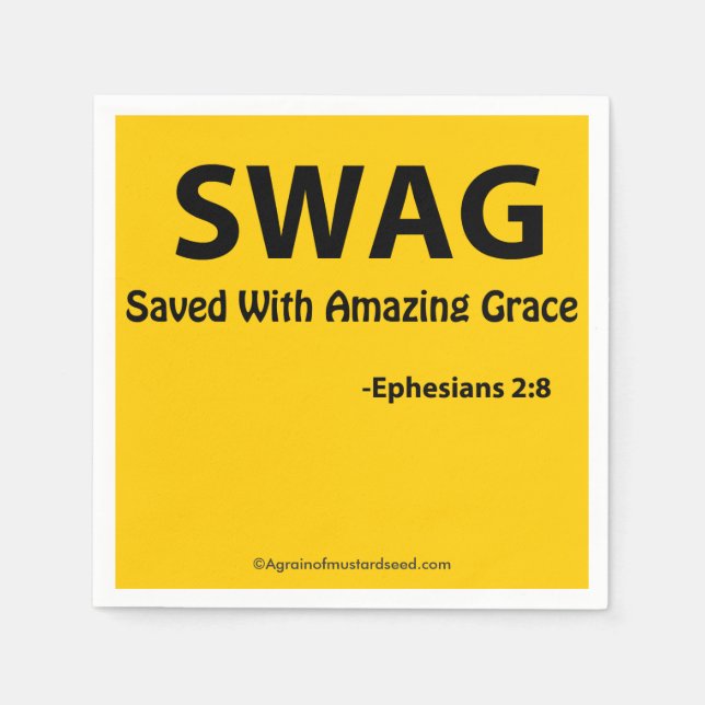 Bible Quotes Napkins (Front)