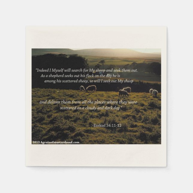 Bible quotes napkins (Front)