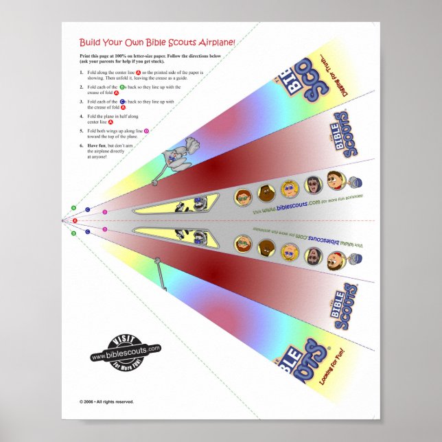 Bible Scouts Airplane! Poster (Front)