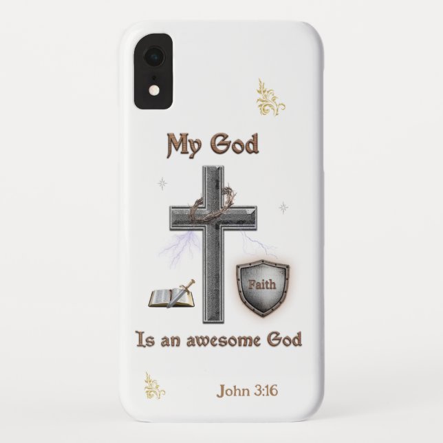 Bible Scripture Case-Mate iPhone Case (Back)