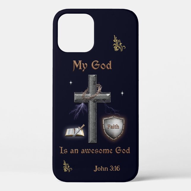 Bible Scripture Case-Mate iPhone Case (Back)