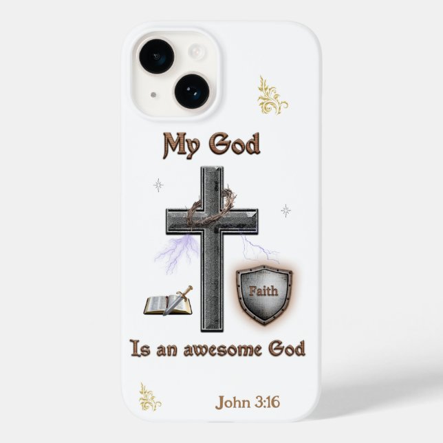 Bible Scripture Case-Mate iPhone Case (Back)