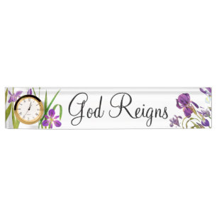 Bible Scripture Christian Inspiration Desk Name Plate