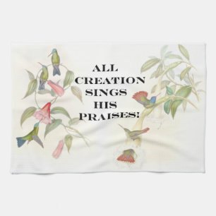 Bible Scripture Christian Inspiration Kitchen Towel