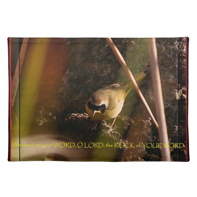 Bible Scripture Christian Inspiration Placemat (Front)