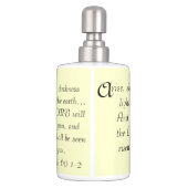 Bible Scripture Christian Inspiration Soap Dispenser & Toothbrush Holder (Back)