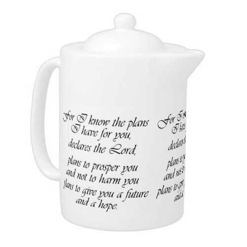 Bible Scripture Christian Inspiration Teapot