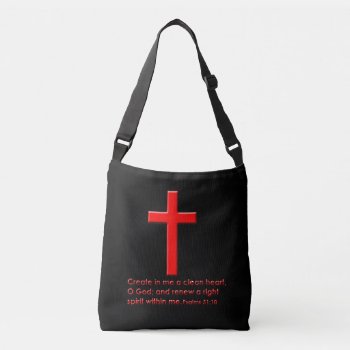 Bible Scripture Crossbody Bag by Artnmore at Zazzle