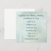 Bible Scripture for Worry Anxiety, Loneliness Fear (Front/Back)