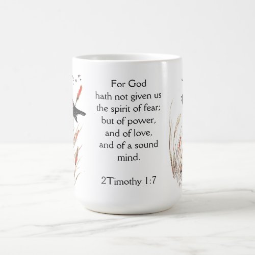 Bible Scripture God has given Blackbird Coffee Mug