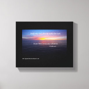 Bible Scripture Inspirational Canvas Print