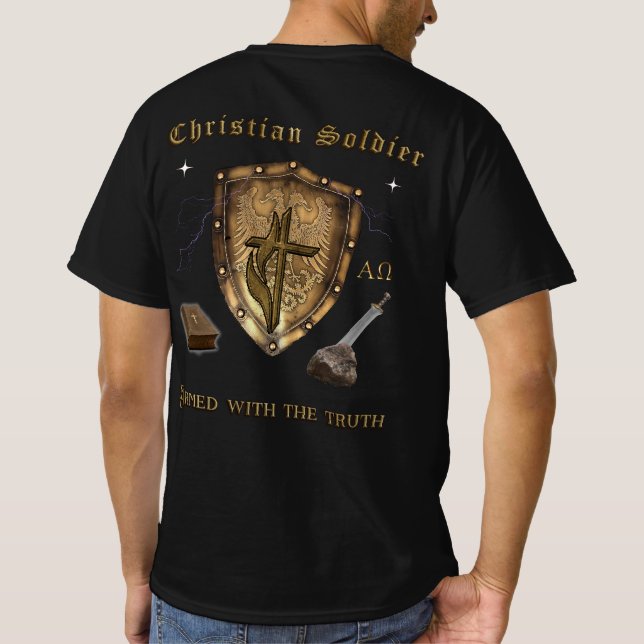 Bible Scripture ISAIAH 41:10 T-Shirt (Back)