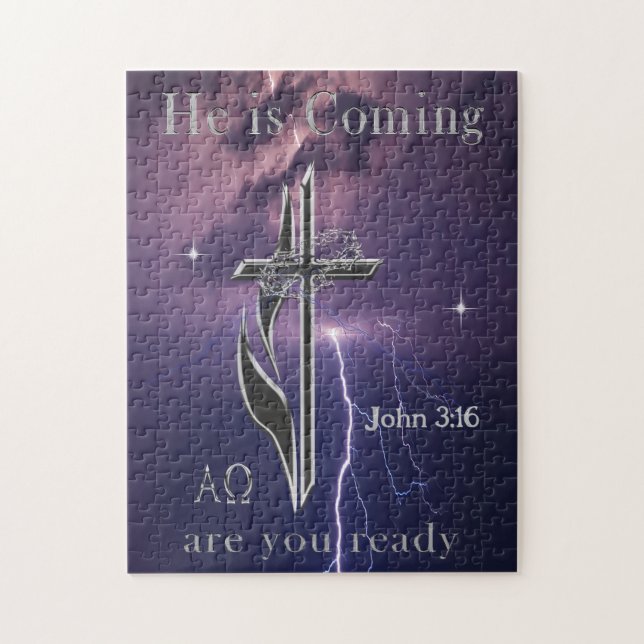 Bible scripture John 3:16 Jigsaw Puzzle (Vertical)