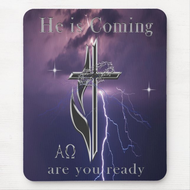 Bible scripture John 3:16 Mouse Pad (Front)