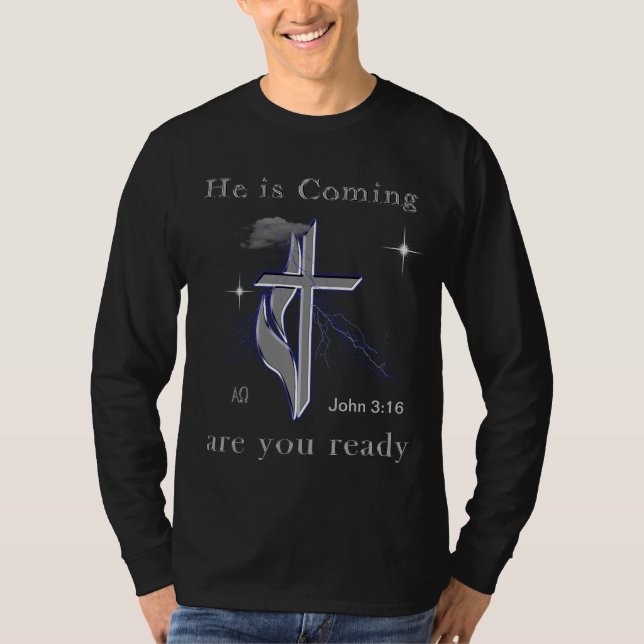 Bible scripture John 3:16 T-Shirt (Front)