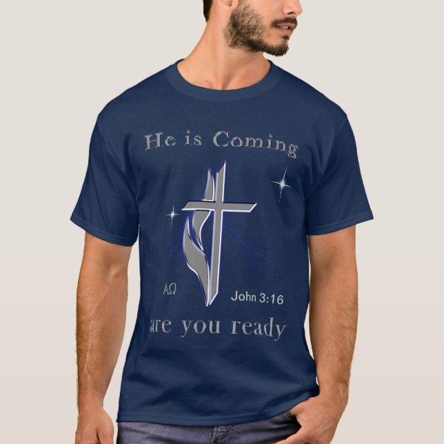 Bible scripture John 3:16 T-Shirt (Front)