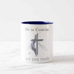 Bible scripture John 3:16 Two-Tone Coffee Mug