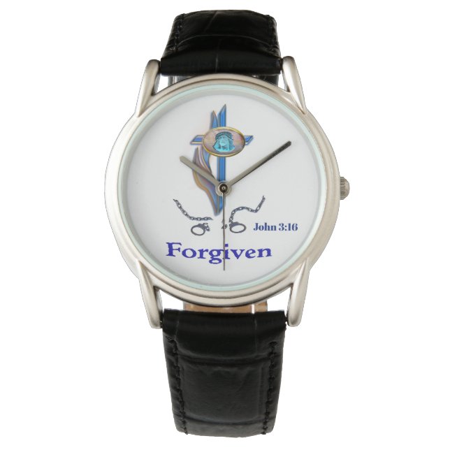 Bible Scripture John 3:16 Watch (Front)