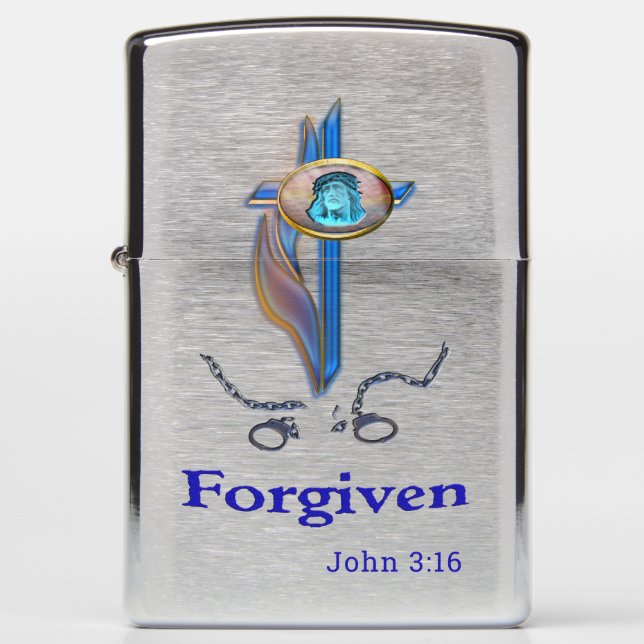 Bible Scripture John 3:16 Zippo Lighter (Front)
