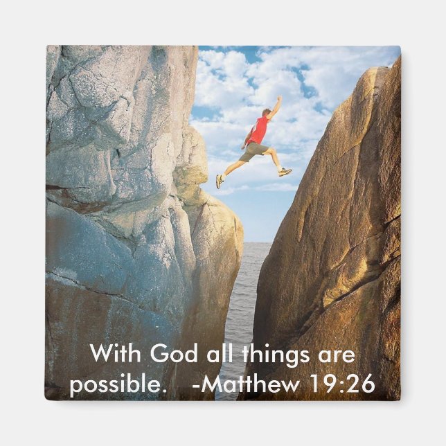 Bible Scripture Magnet (Front)