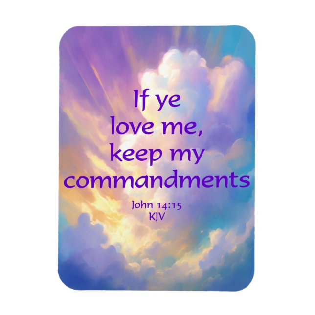 Bible Scripture Magnet (Vertical)