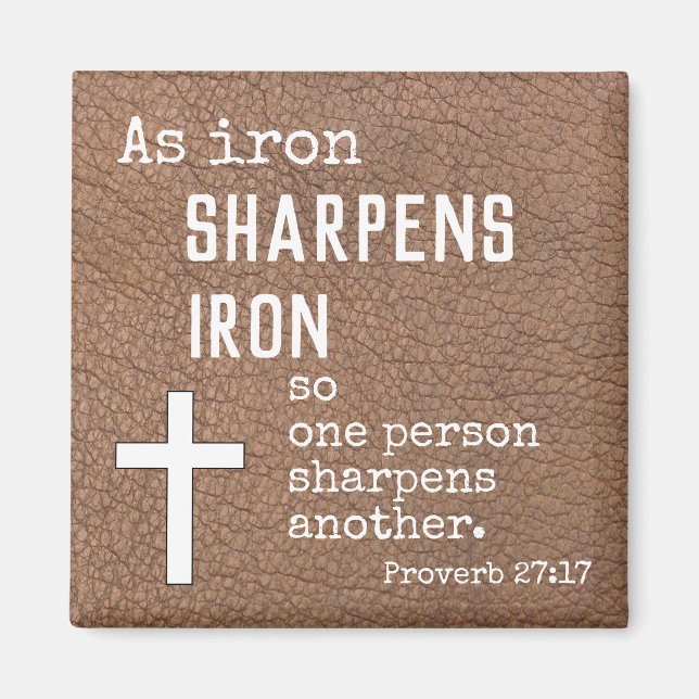 Bible Scripture on Strength Proverbs 17:17  Magnet (Front)