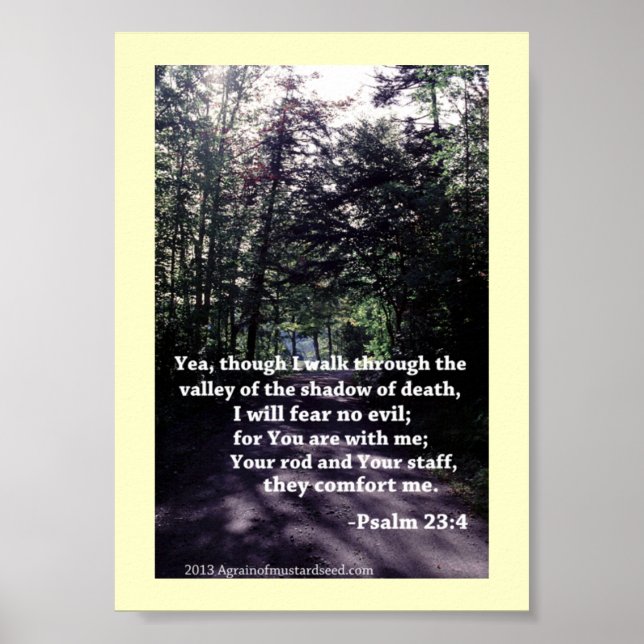 Bible Scripture Prayers Poster (Front)