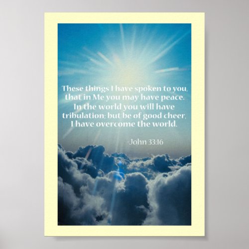 Bible Scripture Prayers Poster