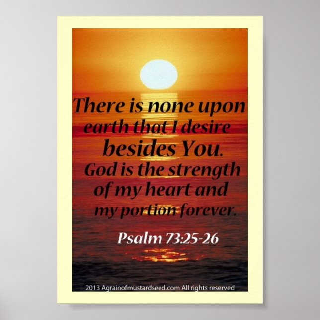 Bible Scripture Prayers Poster (Front)