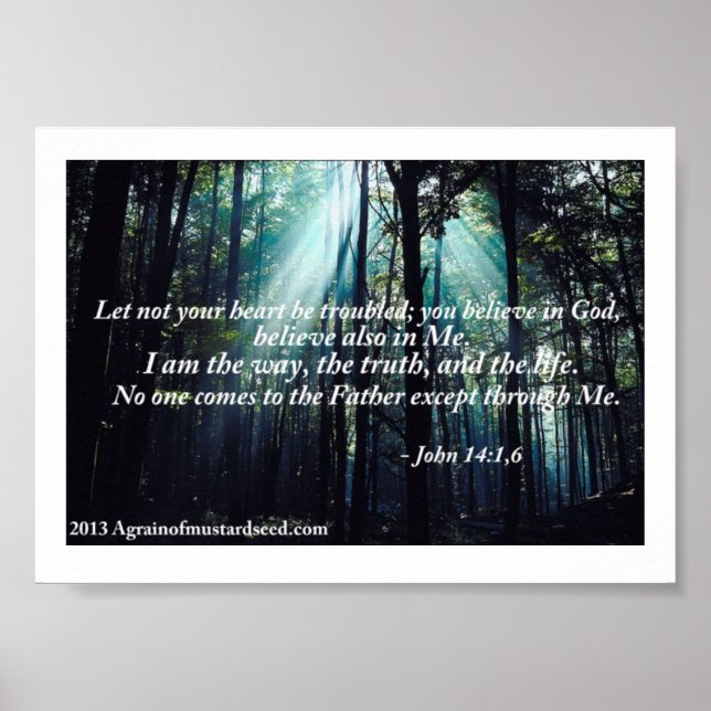 Bible Scripture Prayers Poster (Front)
