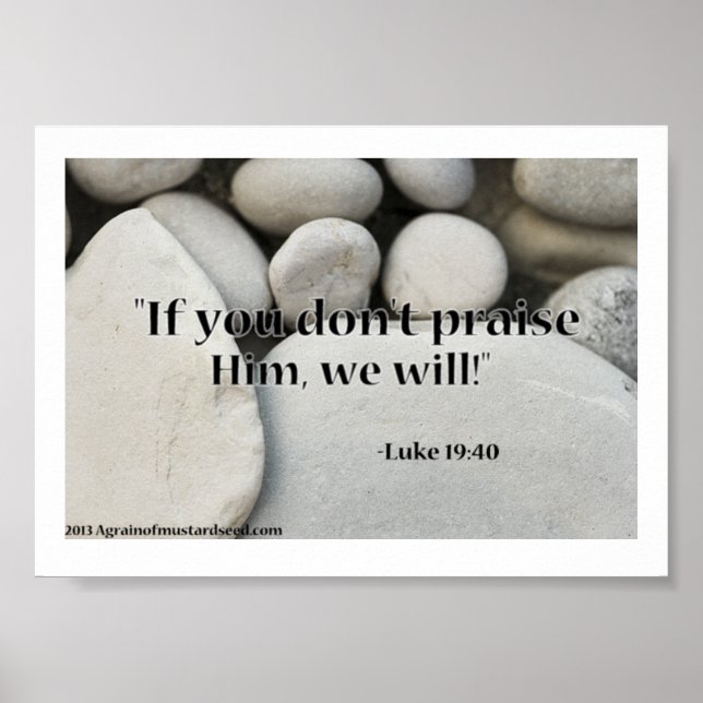 Bible Scripture Prayers Poster (Front)