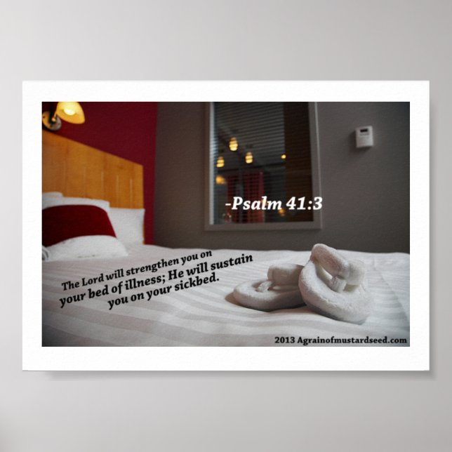 Bible Scripture Prayers Poster (Front)