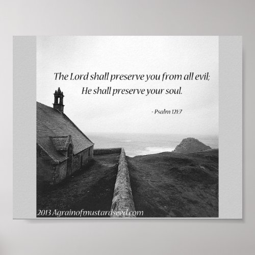 Bible Scripture prayers Poster